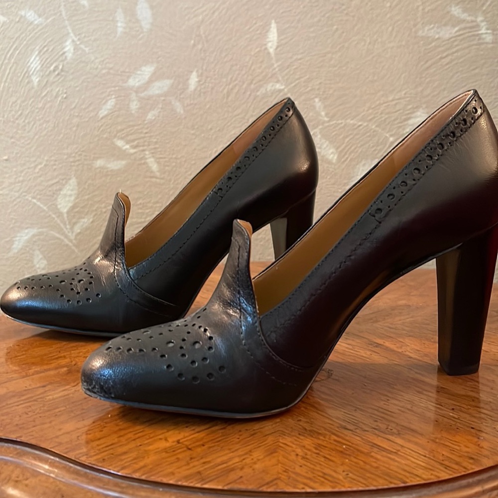 Navy Nine West Oxford